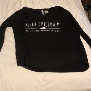 Alpha Omicron Pi Spring Recruitment Long Sleeve